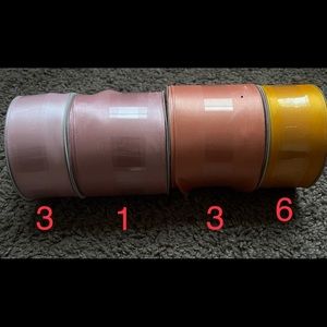 13 rolls of ribbon spring fun Easter colors brand new